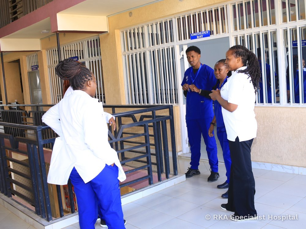 RKA Specialist Hospital staff at the hospital