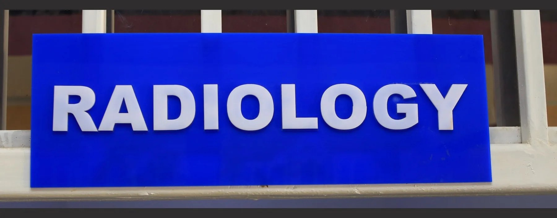 Radiology signage at RKA Specialist Hospital