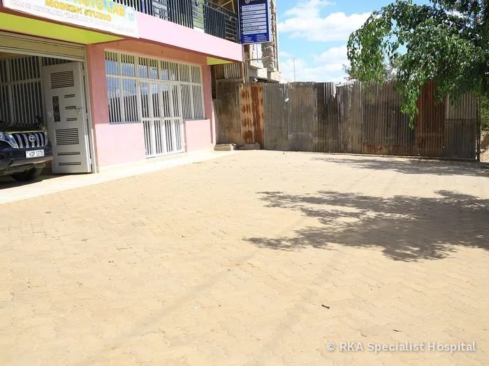 Parking area at RKA Specialist Hospital