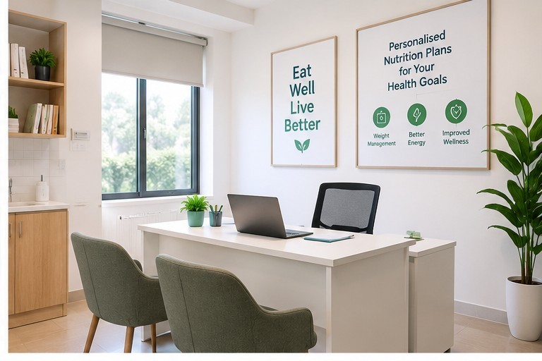 A nutrition consultation room