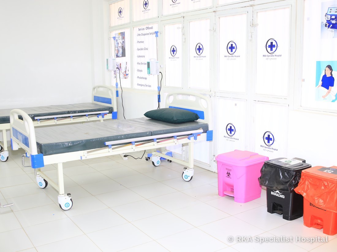 Recovery ward beds at RKA Specialist Hospital