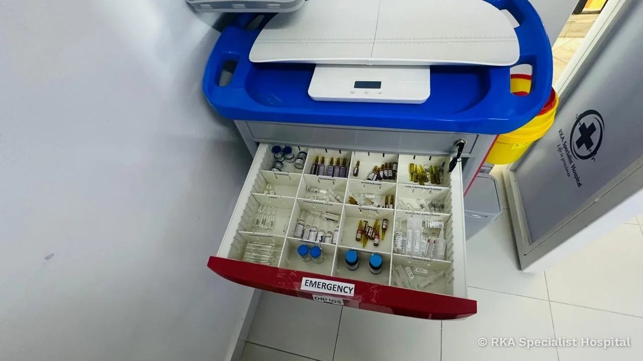 Emergency room at RKA Specialist Hospital