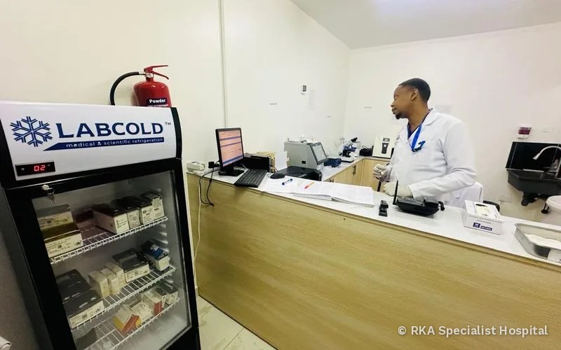 Laboratory at RKA Specialist Hospital