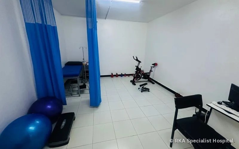 Physiotherapy room at RKA Specialist Hospital
